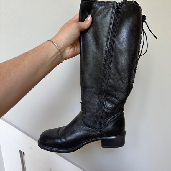 Martino Emelyne Boots in Black Leather - Picture 7 of 10